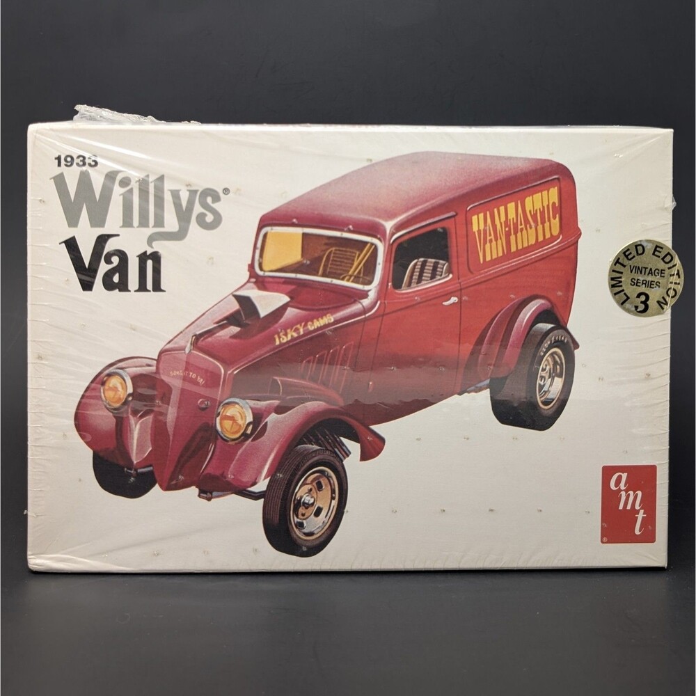 Vintage AMT 1933 Willys Van Vintage Series 1/25 Model Kit 6182 New NRFB 1996